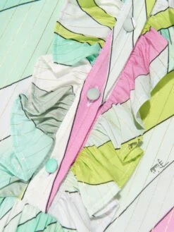 Girls Iride Print Dress In Multicolour -Monna Clothing Shop EMIA3035 631OR 3