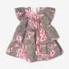 Girls Patterned Tiered Dress -Monna Clothing Shop EMILIOPUCCI M49219 1