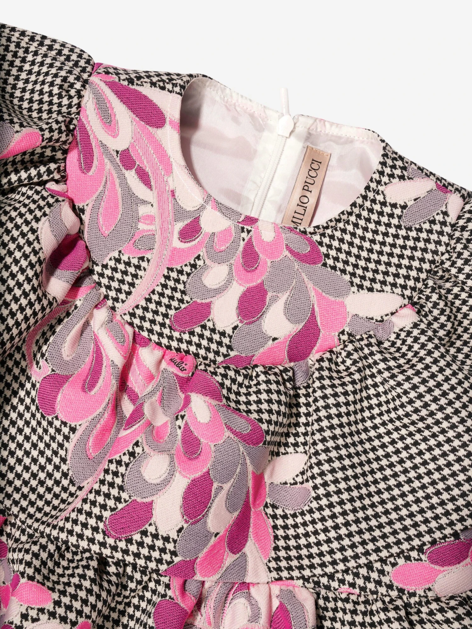 Girls Patterned Tiered Dress 5 Girls Patterned Tiered Dress - Image 3