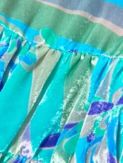 Girls Silk Patterned Dress -Monna Clothing Shop EMILIOPUCCI M49220 3