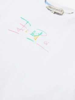 Girls Cotton Patterned Logo Dress -Monna Clothing Shop EMIS2007 100 4