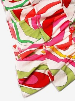 Girls Sleeveless Marmo Dress In Multicolour -Monna Clothing Shop EMIS3066 999 4