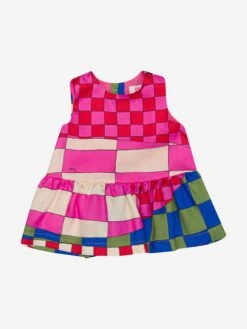 Baby Girls Giardino Dress In Multicolour 22 Baby Girls Giardino Dress In Multicolour -Monna Clothing Shop EMIS4054 COLOURFUL 3