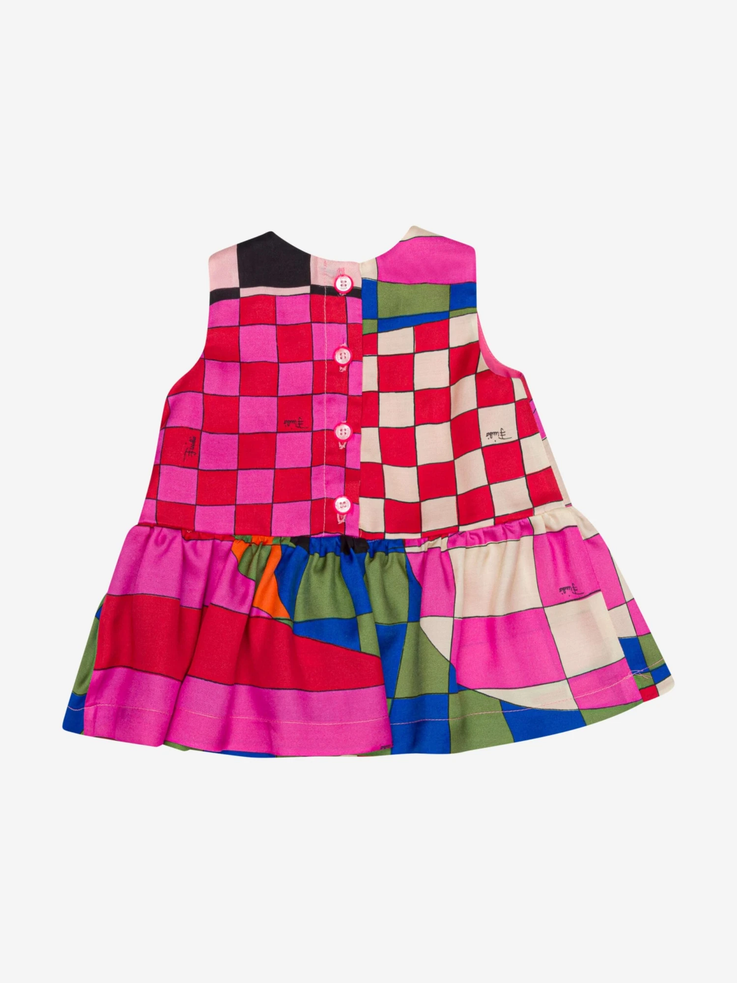 Baby Girls Giardino Dress In Multicolour 6 Baby Girls Giardino Dress In Multicolour - Image 4