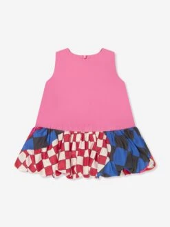 Baby Girls Sleeveless Dress In Pink