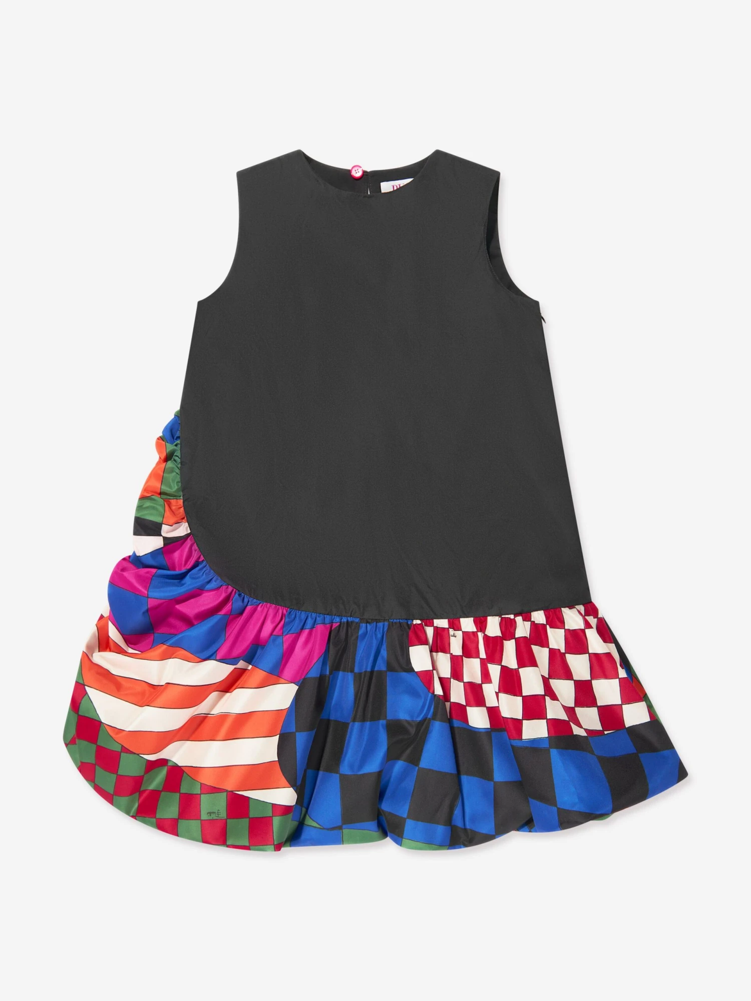 Girls Giardino Sleeveless Dress In Black 3 Girls Giardino Sleeveless Dress In Black