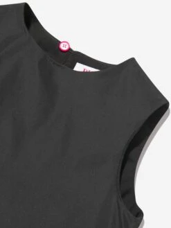 Girls Giardino Sleeveless Dress In Black 8 Girls Giardino Sleeveless Dress In Black -Monna Clothing Shop EMIS4056 BLACK 3
