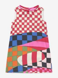 Girls Giardino Sleeveless Dress In Multicolour
