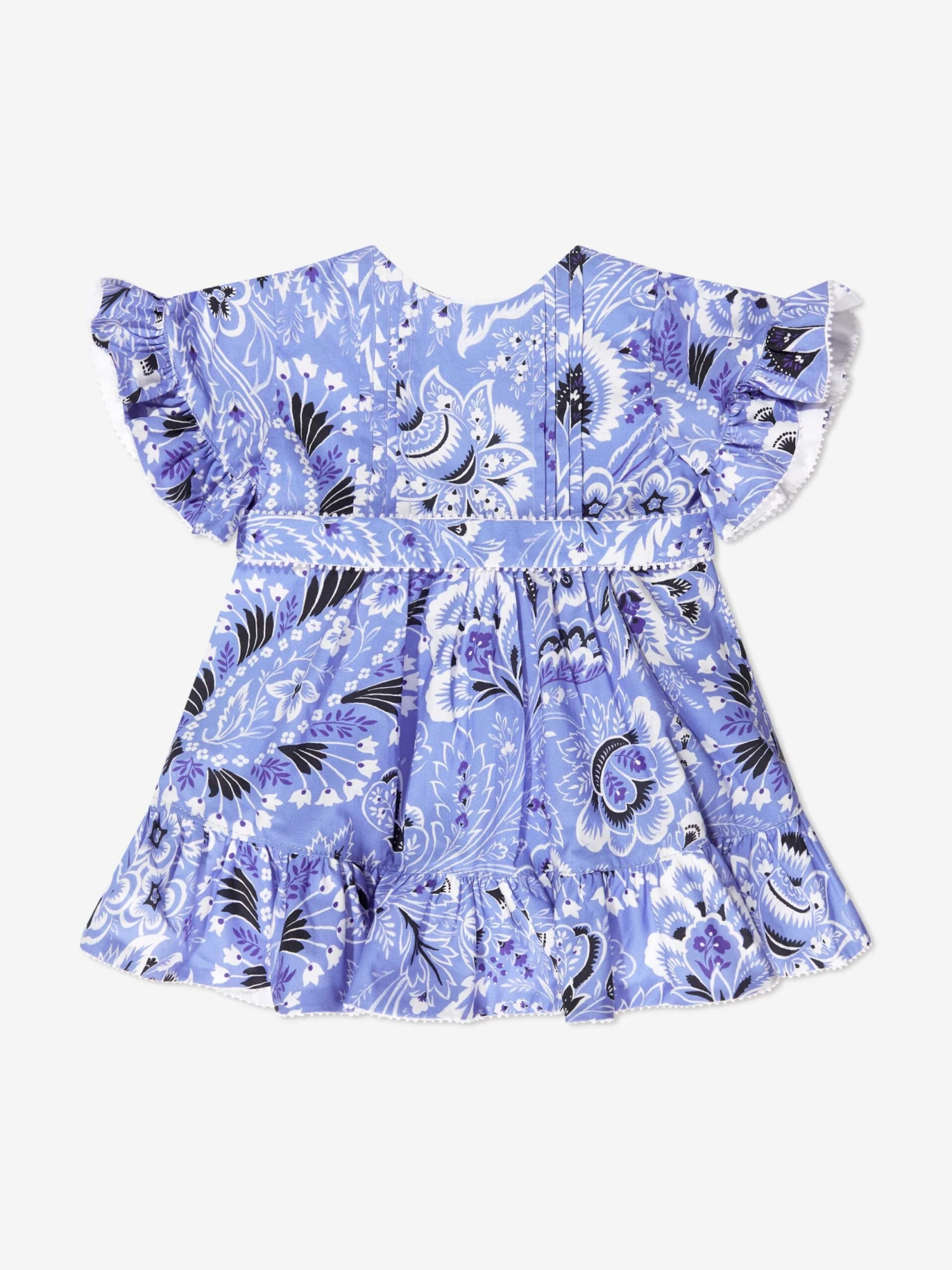 Etro Baby Girls Floral Paisley Dress In Blue 3 Etro Baby Girls Floral Paisley Dress In Blue