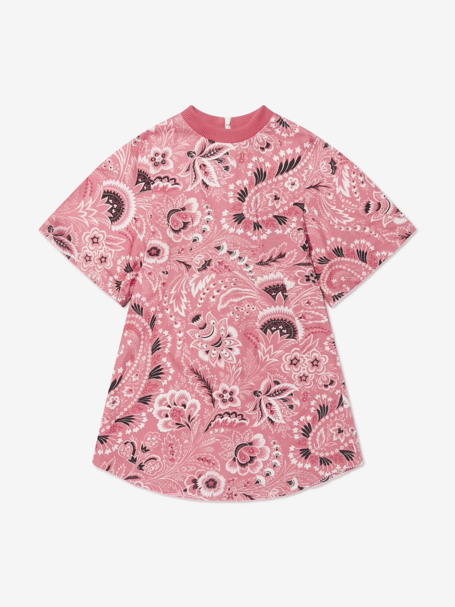 Etro Girls Floral Paisley Dress In Pink 3 Etro Girls Floral Paisley Dress In Pink