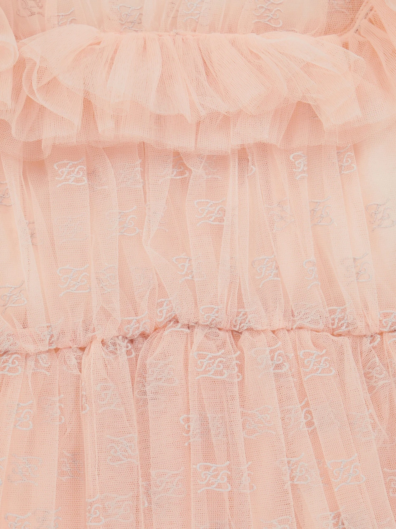 Girls Embroidered Tulle Dress 4 Girls Embroidered Tulle Dress - Image 2