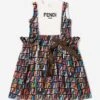 Girls FF Logo Print Dress -Monna Clothing Shop FENA2039 F0W0G 1