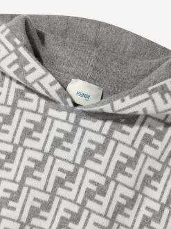 Girls Cashmere Hooded FF Dress 8 Girls Cashmere Hooded FF Dress -Monna Clothing Shop FENA2087 F1ISV 3