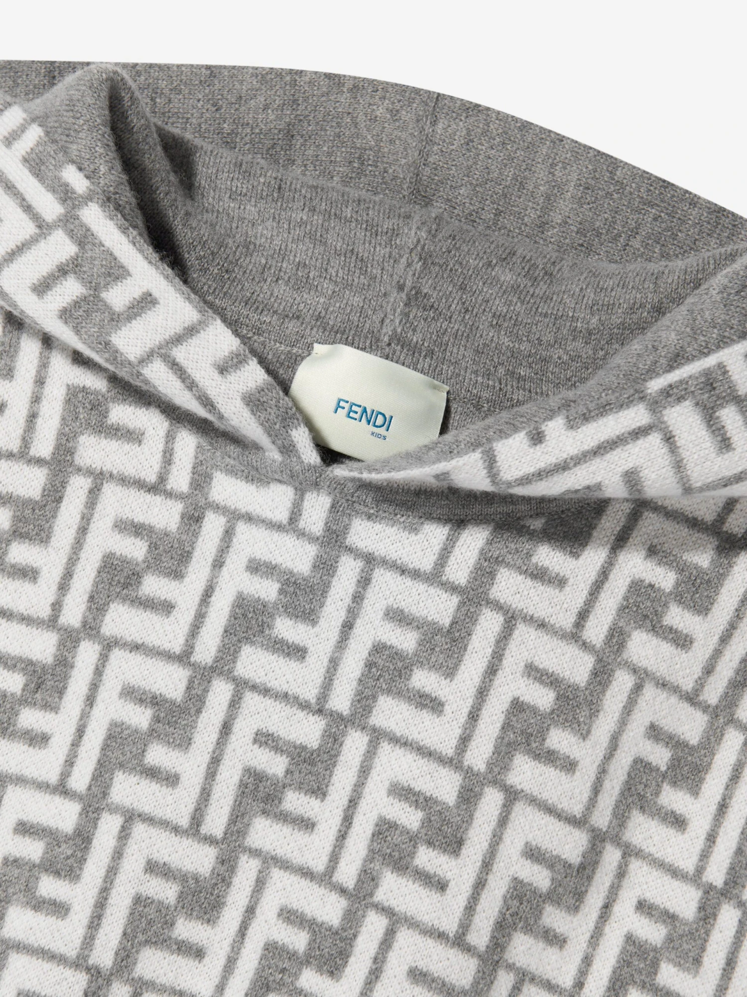 Girls Cashmere Hooded FF Dress 5 Girls Cashmere Hooded FF Dress - Image 3