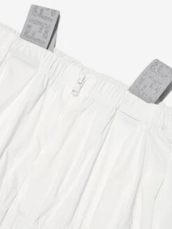 Girls FF Logo Dress In White -Monna Clothing Shop FENA3045 F0TU9 4