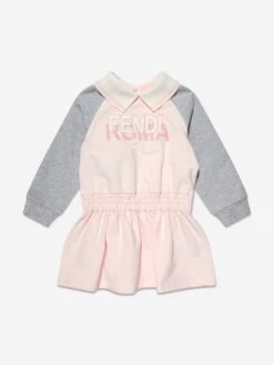 Baby Girls Sweater Dress In Pink 14 Baby Girls Sweater Dress In Pink -Monna Clothing Shop FENA3123 ROSA BABY 1
