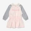 Baby Girls Sweater Dress In Pink -Monna Clothing Shop FENA3123 ROSA BABY 1