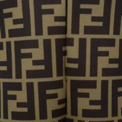 Baby Girls FF Logo Dress In Brown -Monna Clothing Shop FENDI 279859 5