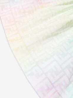 Baby Girls FF Logo Dress In Multicolour 9 Baby Girls FF Logo Dress In Multicolour -Monna Clothing Shop FENDI D54615 4