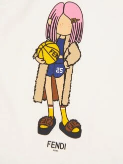 Girls 2 In 1 Tartan Skirt Dress -Monna Clothing Shop FENDI U90465 3