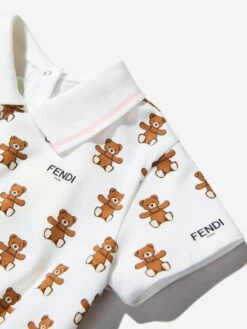 Baby Girls Cotton Teddy Bear Dress -Monna Clothing Shop FENS2088 F0TU9 3