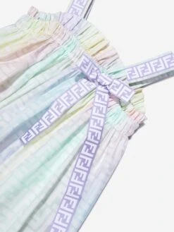 Girls Sleeveless Metaverse Dress In Multicolour -Monna Clothing Shop FENS3043 F1JDD 3