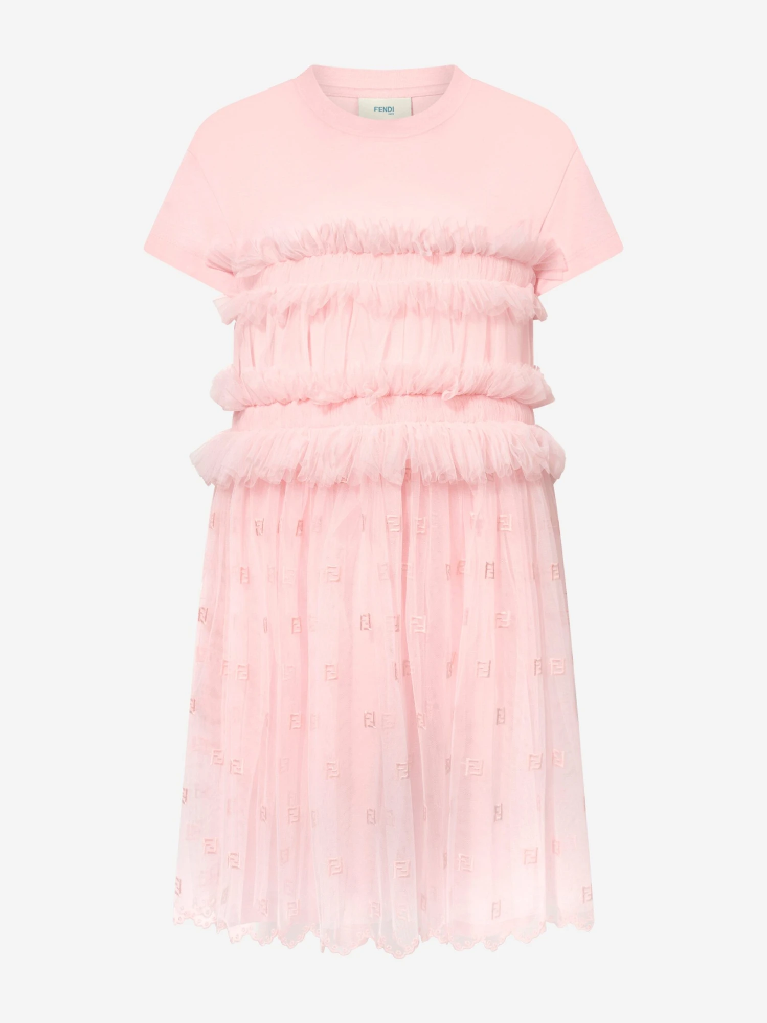 Girls Ruched Jersey Dress In Pink 3 Girls Ruched Jersey Dress In Pink