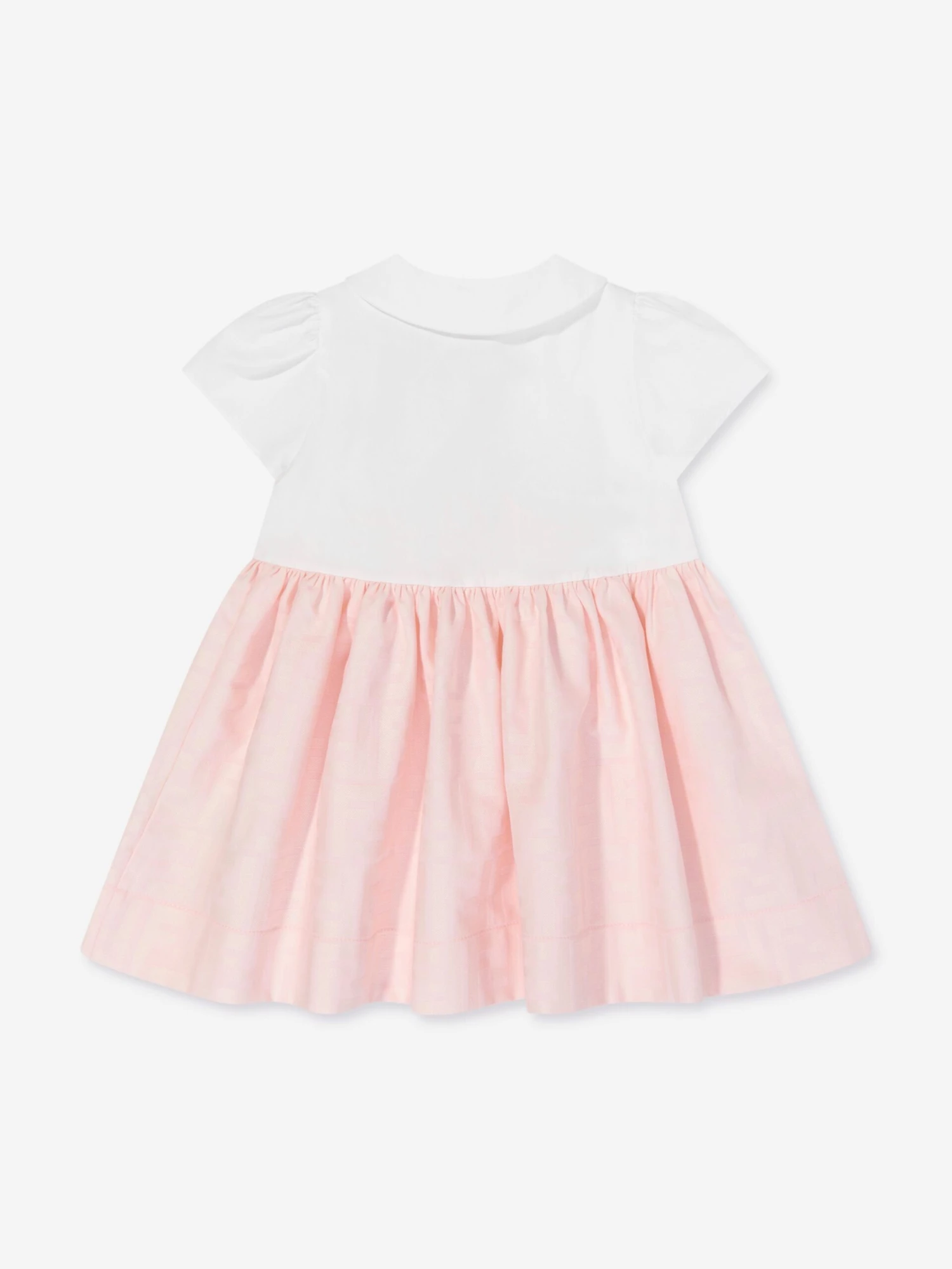 Baby Girls FF Logo Dress In Pink 4 Baby Girls FF Logo Dress In Pink - Image 2