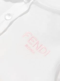 Baby Girls FF Logo Dress In Pink 12 Baby Girls FF Logo Dress In Pink -Monna Clothing Shop FENS4004 ROSA CONFETTO 3