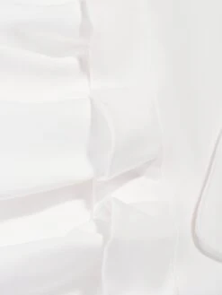 Girls Baguette Pocket Sweater Dress In White -Monna Clothing Shop FENS4040 GESSO 4