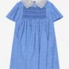 Girls GG Logo Dress In Blue 2 Girls GG Logo Dress In Blue -Monna Clothing Shop GUCS3114 4684 1