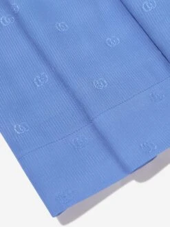 Girls GG Logo Dress In Blue -Monna Clothing Shop GUCS3114 4684 4