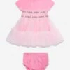 Guess Baby Girls Dress With Bloomers In Pink -Monna Clothing Shop GUES4010 THINK PINK 1