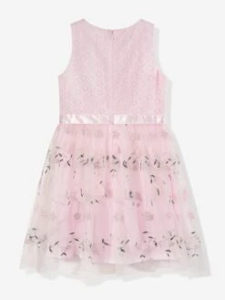 Guess Girls Floral Sleeveless Dress In Pink -Monna Clothing Shop GUES4032 BALLET PINK 2