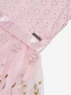 Guess Girls Floral Sleeveless Dress In Pink -Monna Clothing Shop GUES4032 BALLET PINK 3