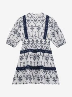 Guess Girls Sangallo Dress In White