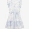 Guess Girls Paisley Chiffon Dress In White -Monna Clothing Shop GUES4129 MARSEILLE PAISLEY LI 1