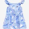 Guess Girls Abstract Sun Dress In Blue -Monna Clothing Shop GUES4158 ABSTRACT AZURE WHITE 1