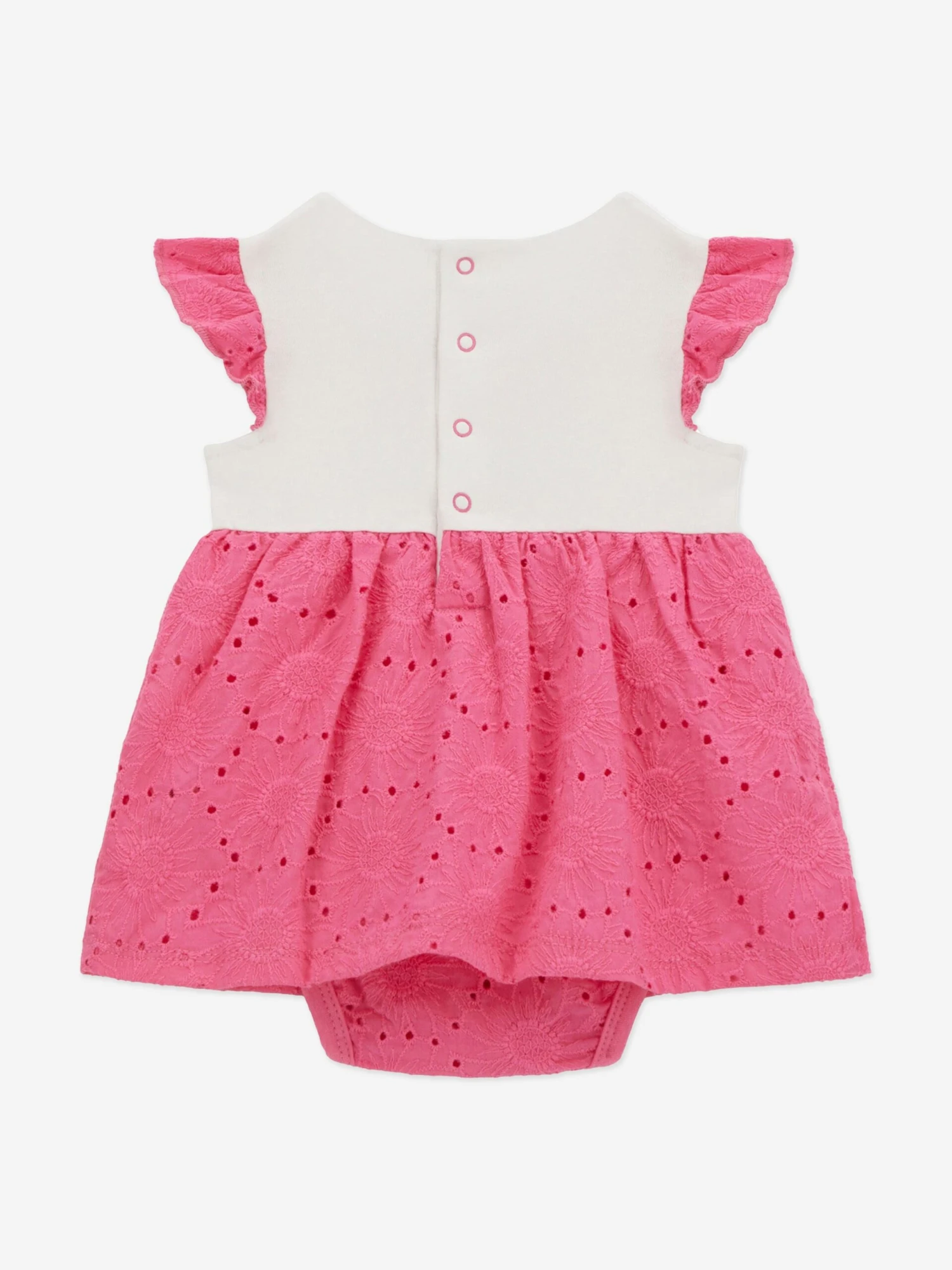 Guess Baby Girls Bodysuit Dress In Pink 4 Guess Baby Girls Bodysuit Dress In Pink - Image 2