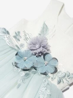 Girls Sleeveless A Line Dress In Green -Monna Clothing Shop IAME D96238 3