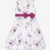 Girls Floral Printed A Line Dress In Pink 1 Girls Floral Printed A Line Dress In Pink -Monna Clothing Shop IAME D96252 1