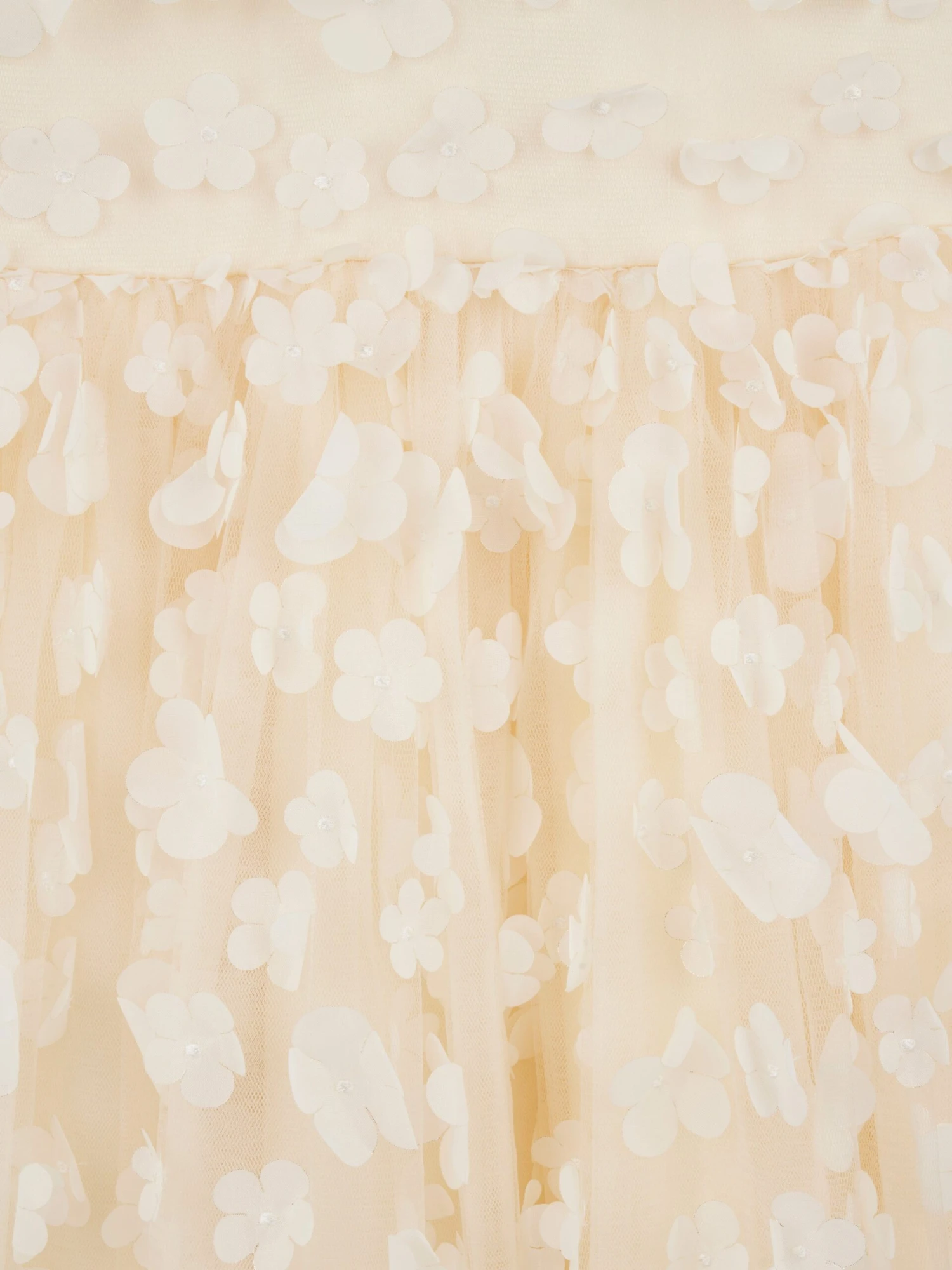 Girls Petals Dress In Yellow 7 Girls Petals Dress In Yellow - Image 5