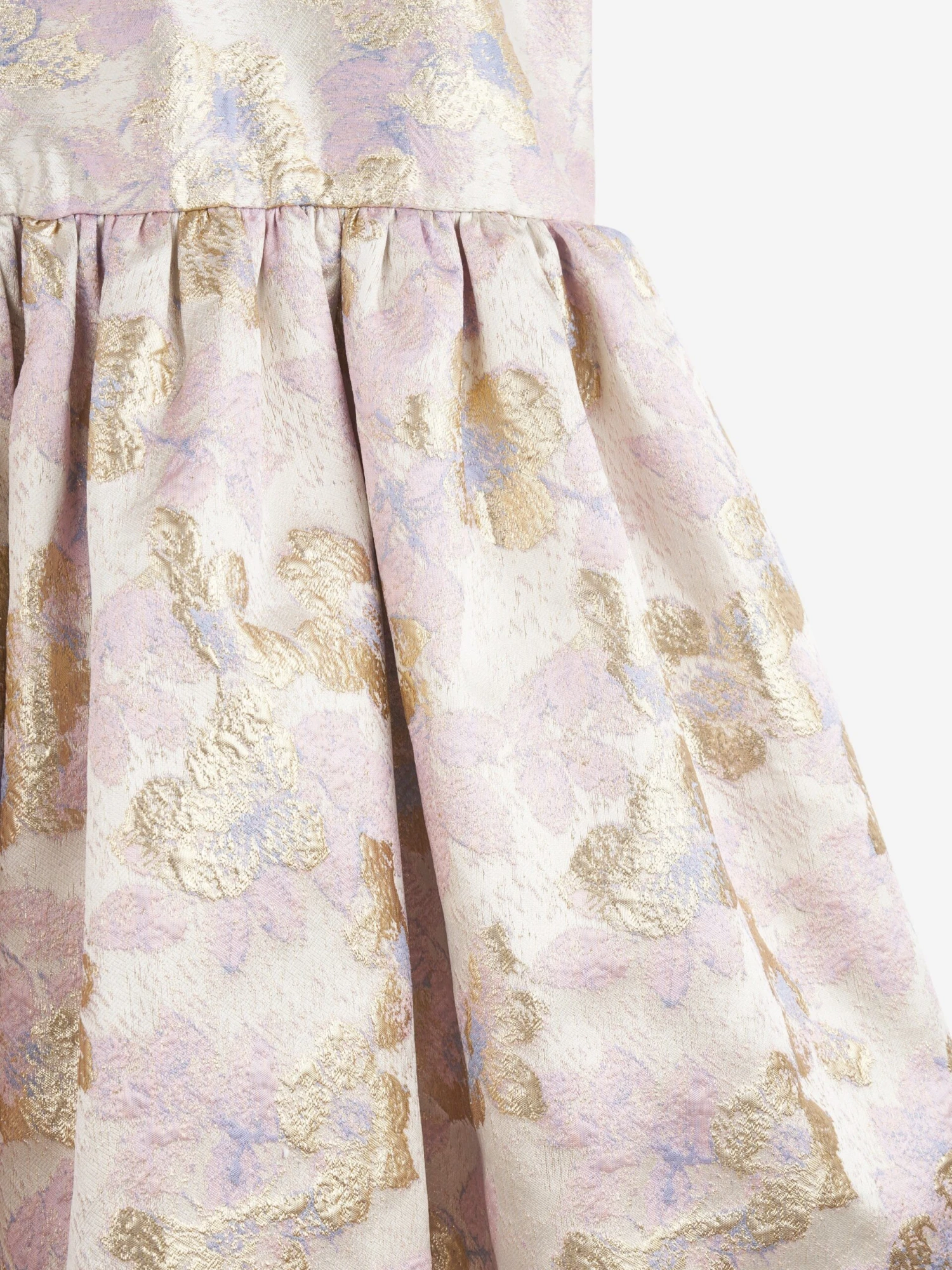 Girls All Over Print Dress In Beige 6 Girls All Over Print Dress In Beige - Image 4