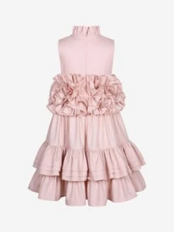 Girls Show Off Dress In Pink -Monna Clothing Shop JESA4011 PINK 2