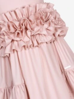 Girls Show Off Dress In Pink -Monna Clothing Shop JESA4011 PINK 4