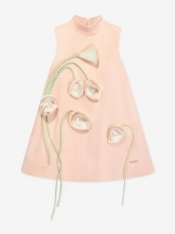 Girls Flora Dress In Pink