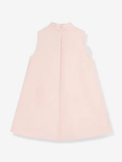 Girls Flowers And Bows Dress In Pink 8 Girls Flowers And Bows Dress In Pink -Monna Clothing Shop JESS4003 SOFT PINK 2