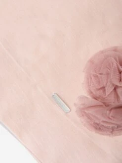 Girls Flowers And Bows Dress In Pink 10 Girls Flowers And Bows Dress In Pink -Monna Clothing Shop JESS4003 SOFT PINK 4