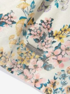 Girls Floral Sleeveless Dress In Multicolour -Monna Clothing Shop JESS4004 SPRING FLORAL JACQUARD 3