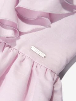 Girls Waterfall Dress In Purple 8 Girls Waterfall Dress In Purple -Monna Clothing Shop JESS4015 LILAC 3